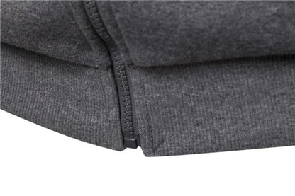 Spring Men's Sweatshirts Streetwear Thick Fleece Hoody Hoodies Men Fashion Brand Cotton Men's Hoodies Coats [MEN]