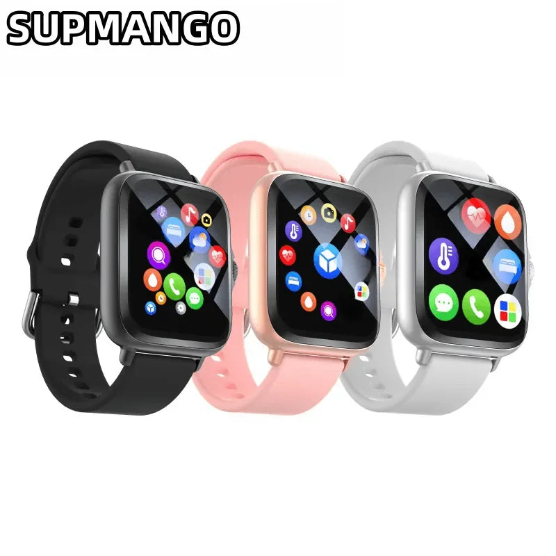 T166X Smart Watch Men and Women Fitness Sports Watch Real Pedometer Full Touch Screen Bluetooth Call Digital Smart Watch [SWH]