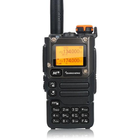 Quansheng Walkie Talkie Air Band 50-600MHz HF RX UV-K5(8) 136-600MHz UHF VHF TX FM Scrambler NoAA Frequency Scan Copy DTMF Radio [TEL]