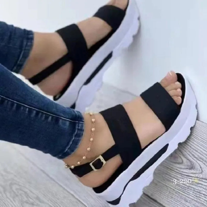 Women Sandals Lightweight Wedges Shoes For Women Summer Sandals Platform Shoes With Heels Sandalias Mujer Casual Summer Shoes [SHO]