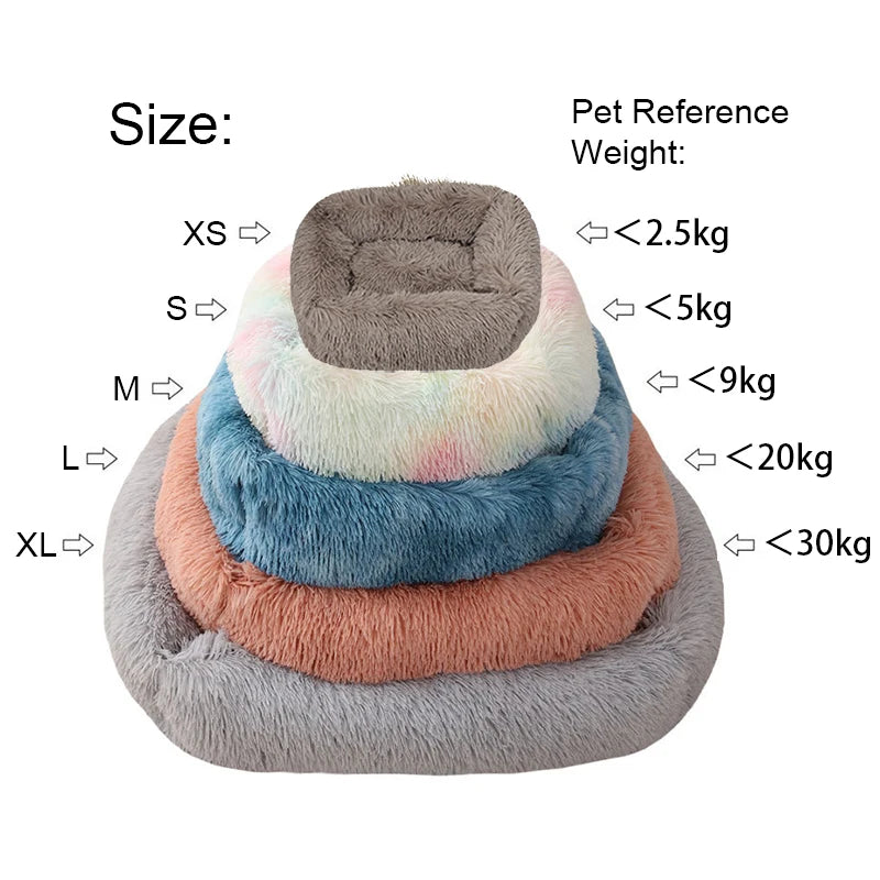 Rectangle Plush Dog Bed Winter Warm Mat Small Medium Big Pet Cat Dog Bed Kennel Puppy Sofacama Cat Cushion Pets Sofa Accessories [PET]