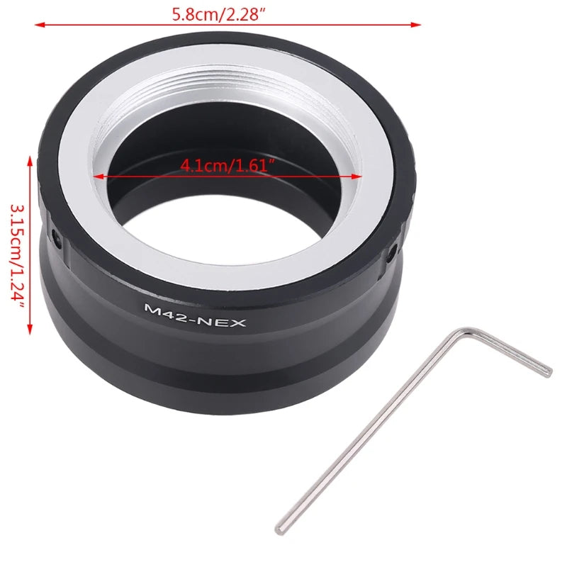 Y1UB M42 Screw Camera Lens Converter Adapter For Mount NEX-5 NEX-3 NEX-VG1 [PHO]