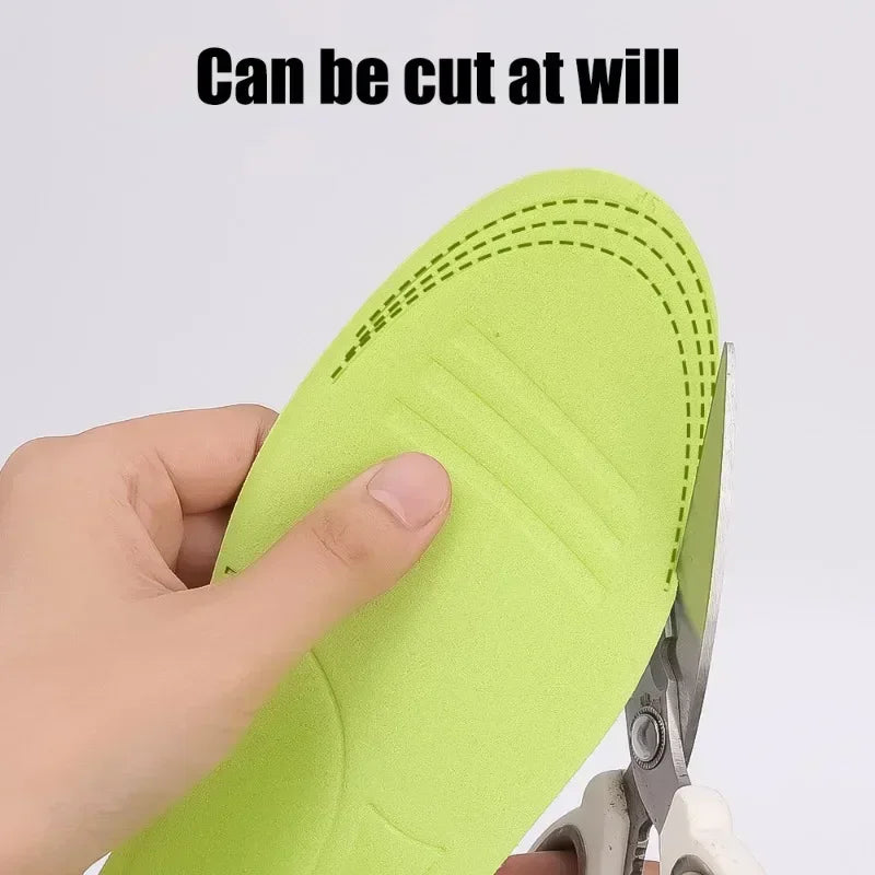Unisex Memory Foam Orthopedic Insoles Deodorizing Insole For Shoes Sports Absorbs Sweat Soft Antibacterial Shoe Accessories [SHO]