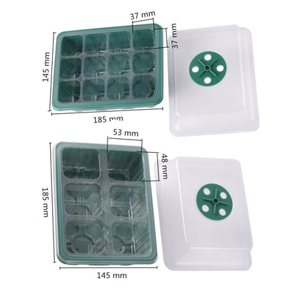 LED Grow Light 6/12  holes Seed Starter Trays  Plant Grow Box Seedling Trays Germination  Indoor Gardening Germination tool [GAR]