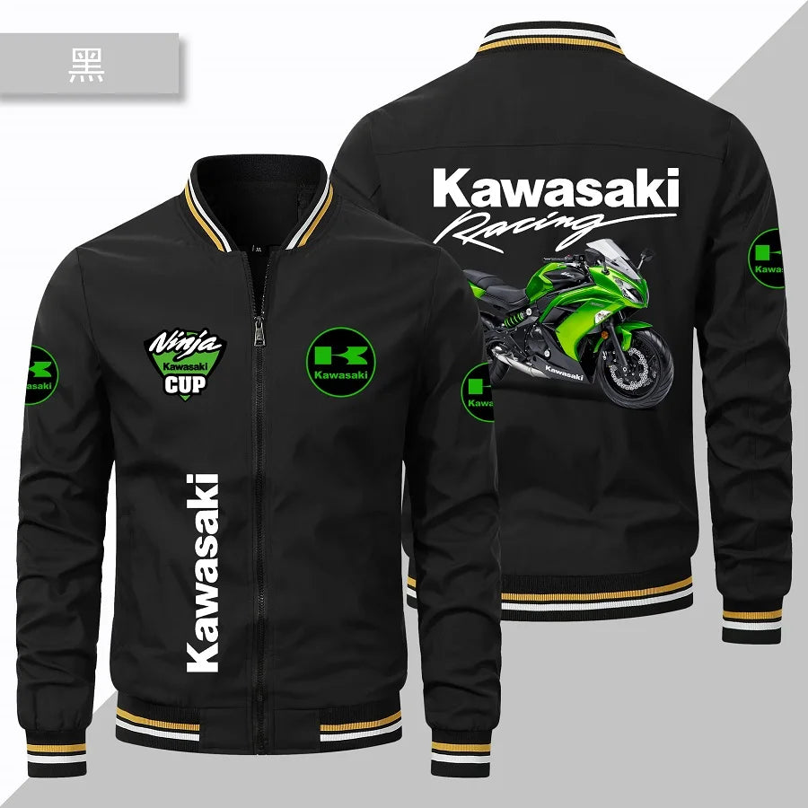 Spring and Autumn New Men's Jacket Brand Motorcycle Logo Printed Jacket Outdoor Jacket Casual Sports Baseball  [MEN]