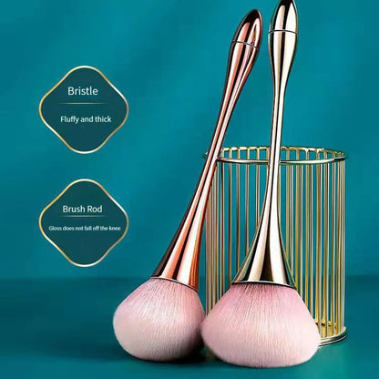 Cosmetic Brush Loose Powder Brush Oversized Highlighting Brush Blush Brush Soft Hair Makeup Fixing Powder Puff Beauty Tools [CSM]