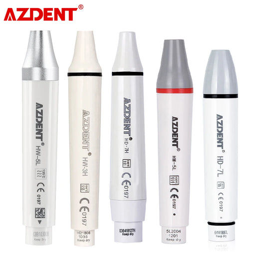 AZDENT Dental Ultrasonic Piezo Scaler Handpiece HW-3H LED Fit for SATELEC DTE WOODPECKER EMS VRN Dental Ultrasonic Scalers [DEN]