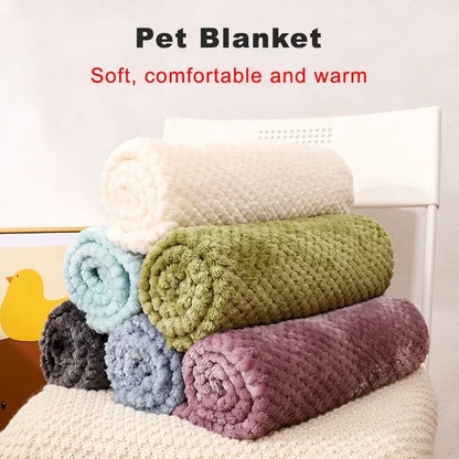 Fluffy Soft Blankets Dog Blanket Winter Warm Dog Cover Pet Bed for Dogs Comfortable Cat and Dog Cushion Blanket Pet Products [PET]