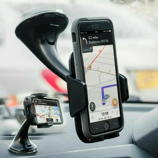 Universal 360 Degree Rotation Car Suction Cup Mobile Phone Holder Windshield Dashboard Auto Smartphone Sucker Support Stand [CAR]