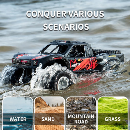 Q156 Amphibious 4WD RC Car 2.4G Off Road Remote Control Cars Waterproof Climbing Vehicle Drift Monster Truck for Kids Toys [TOYS]