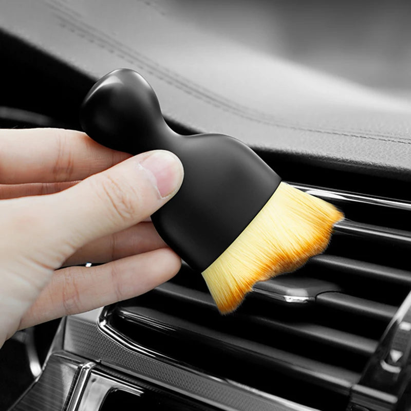 Soft Cleaning Brush for Car Air Outlet Dust Sweeping Tools Auto Interior Clean Brushes Scratch-Free Car Detailing Tool [CAR] [DTL]