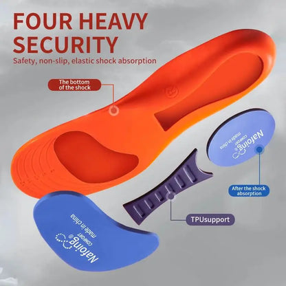 Sport Insoles for Shoes Sole Shock Absorption Deodorant Breathable Cushion Running Insoles for Feet Man Women Orthopedic Insoles [SHO]