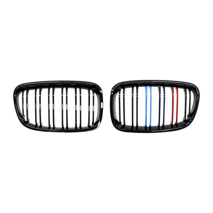 Front Bumper Kidney Grille Radiator Guard Grill M Performance Car Accessories Fit For BMW 1 Series F20 F21 2011-2014 [BDK]