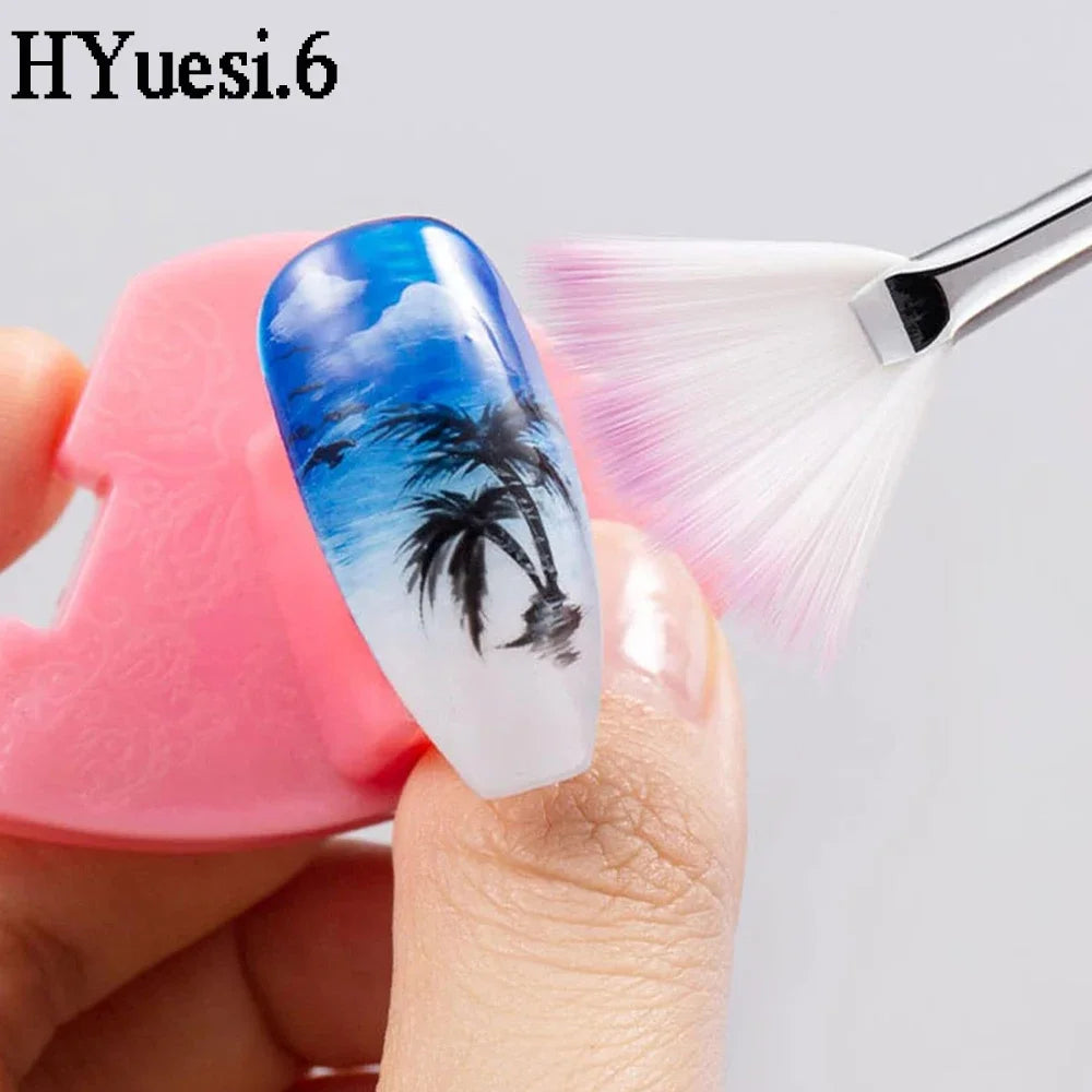 7pcs/Set Professional UV Gel Liner Painting Brush Dotting Pen French Style Nail Art Brushes Set DIY Manicure Tool [BEU]