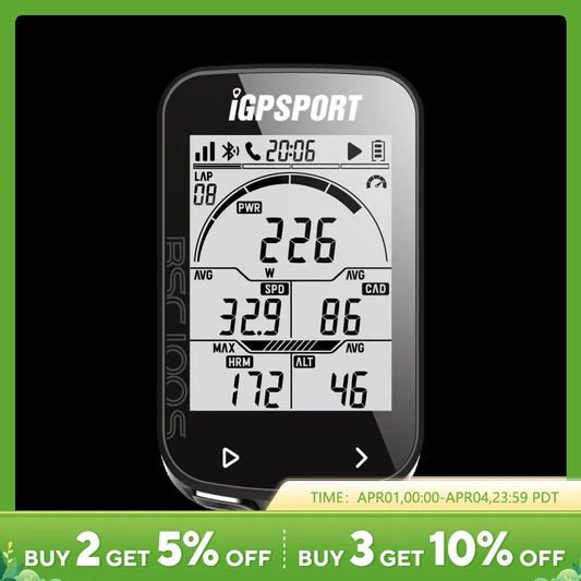 GPS Bike Computer IGPSPORT BSC100S Cycle Wireless Speedometer Bicycle Digital Stopwatch Cycling Odometer Cycling Computer [CYC]