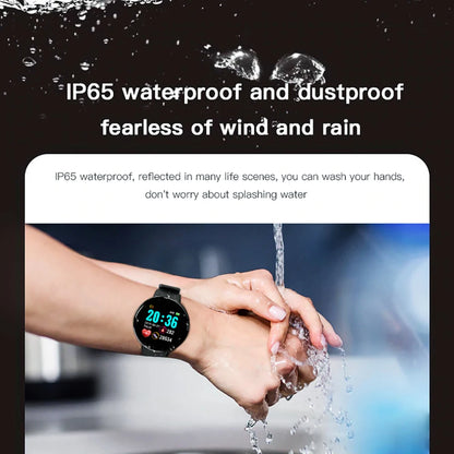 D18 Smart Watch Men Women Smartwatch Blood Pressure Waterproof Digital Watches Sports Fitness Tracker Watch for apple watch band [SWH]