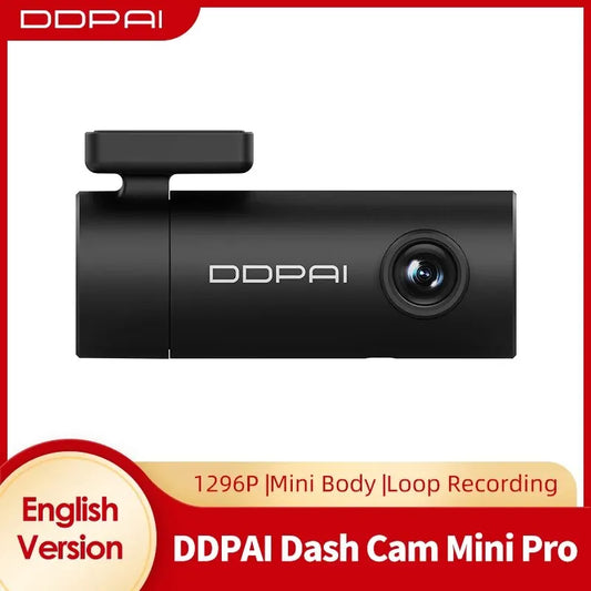 DDPAI Dash Cam Mini Pro 1296P Ultra HD Vehicle Wifi Smart Connect Car Camera [CAR]