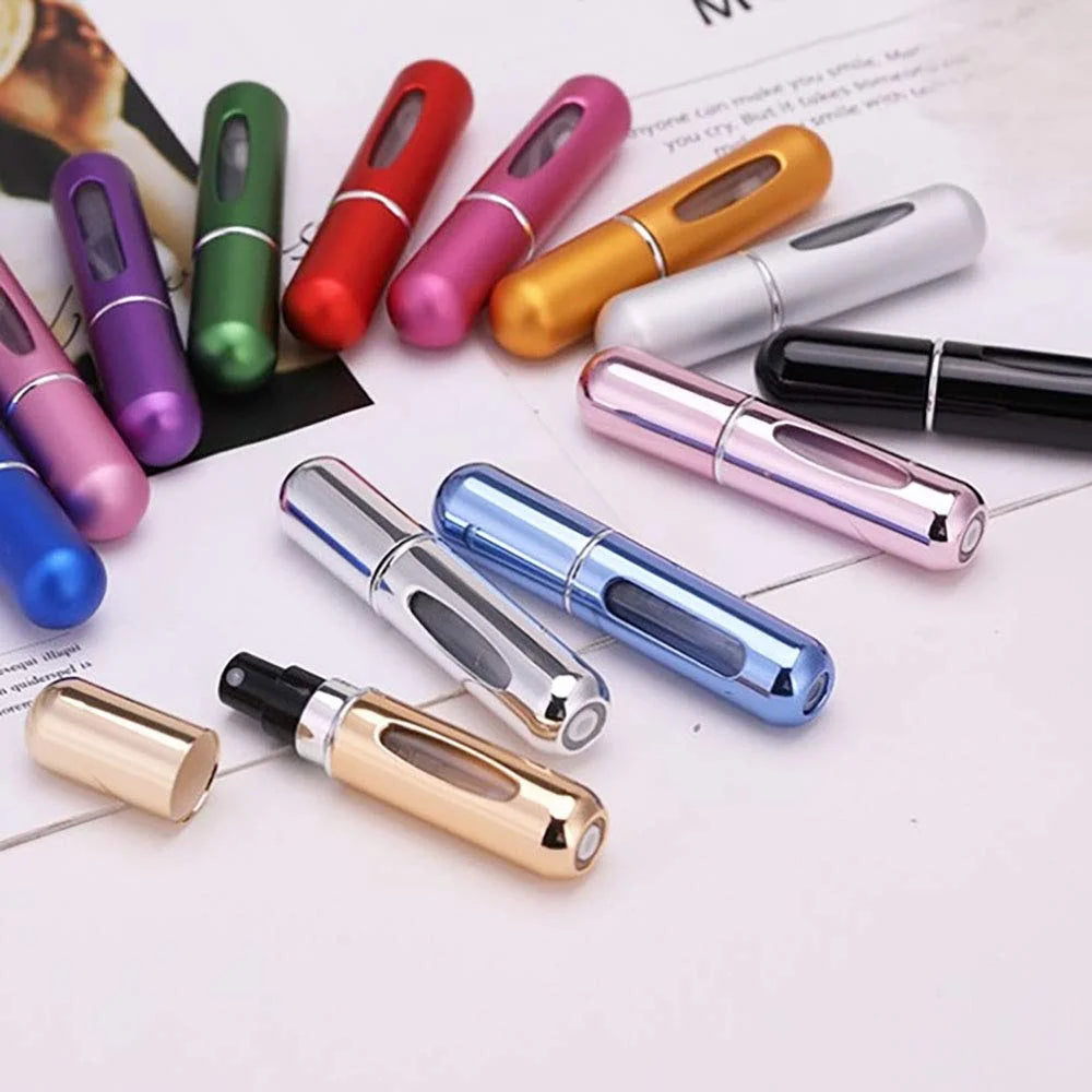 Refillable Mini Perfume Bottle Portable Cosmetic Bottle Spray Bottle Atomizer Spray Container Travel Refillable Bottles 8ml /5ml [CSM]