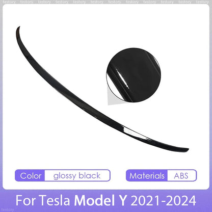 For Tesla Spoiler Model Y 2024 Accessories Spoilers Wings for Tesla Model 3 Highland 2024 Accessories 3/Y 2017-2024 ABS Material [BDK]