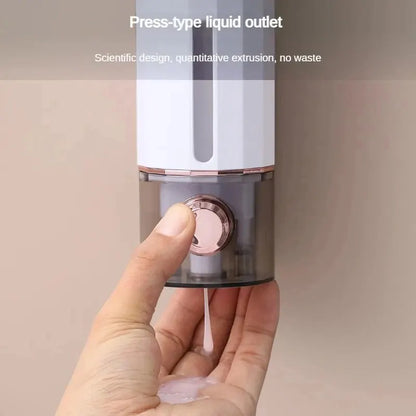 Non-Perforating Soap Dispenser Hand Sanitizer Wall Hanger Press Dispenser Home Hotel Shower Gel Shampoo Box Wall Mount [DSP]