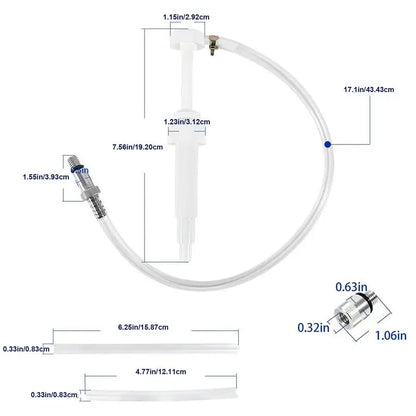 Transmission Fluid Marine Pump Gear Oil Transfer Pump Gear Lube Pump Accessories for Marine Lower Unit Boat Gear Lube [MRN]