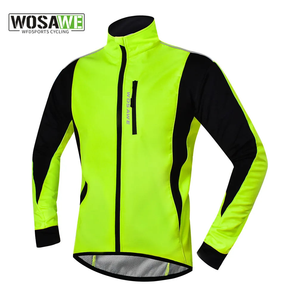 Winter Men's Cycling Jacket Waterproof Windproof Thermal Fleece Bike Jersey MTB Road cycling Snowboarding Jacket Coat [MEN]