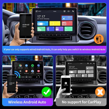 EKIY NEW Mini Carplay Wireless for Toyota Mazda Nissan Camry Suzuki Subaru Citroen Audi Mercedes Kia Ford Opel IOS15 Spotify BT [CAR]