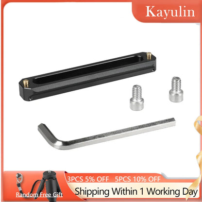 Kayulin Standard NATO Rail  Quick Release NATO Rail Bar 50mm/60mm/70mm With Anti-fall Spring Pin  For DSLR Camera Cage Rig [PHO]