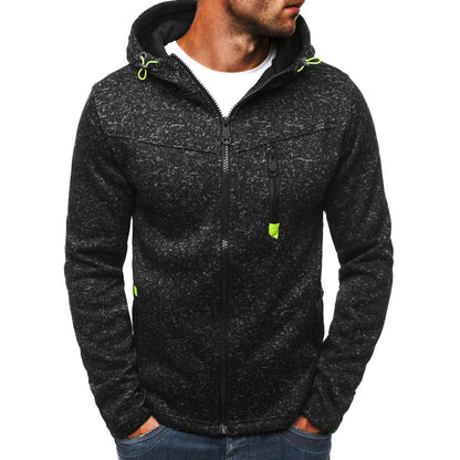 Men's Hoodies Sweatshirts Jacquard Hoodie Fleece Men Hooded Sweatshirt Pullover For Male Hoody Man Sweatshirt [MEN]