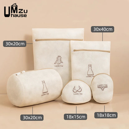 Laundry Mesh Bags Underwear Bra Panties Shoes T-Shirt Sweater Clothes Sneakers Delicates Storage Pouch Washing Machine Organizer [GRM] [UND]