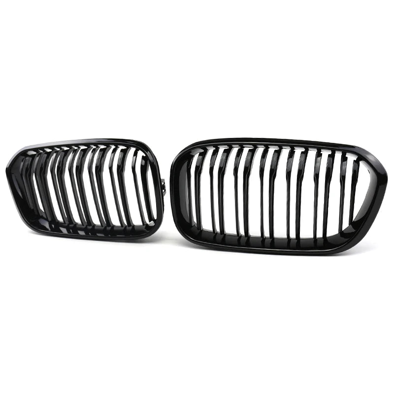 Front Bumper Racing Radiator Mesh Grill For BMW 1 Series F20 F21 Facelift 2015-2019 Year Gloss Matte Black M Color Carbon Print [BDK]