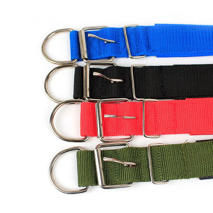 Solid Dog Collars  Nylon Dog Collar For Small Medium Large Dogs Teddy Keji Pitbull Bulldog Beagle [PET]