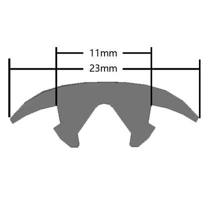 Universal the Car Roof Rack Crossbar Sealing Rubber Strip  Reduce Wind Resistance And Noise Used For Top Rod Of THULE [CAR]