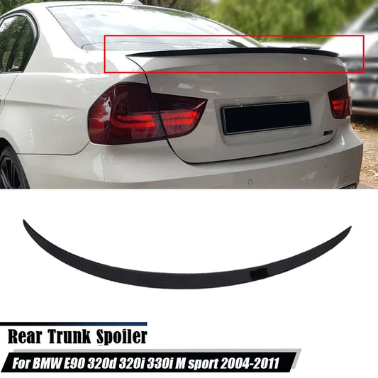 Fits For BMW 3 Series E90 320d 320i 330i M sport 2004-2011 Accessories Car Rear Trunk Boot Lip Spoiler Wing [BDK]