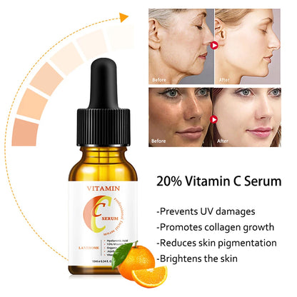 Retinol Serum Anti Wrinkle Fade Dark Spots Vitamin C Facial Serum Whiten Face Skincare Essence Skin Care Products [SKC]