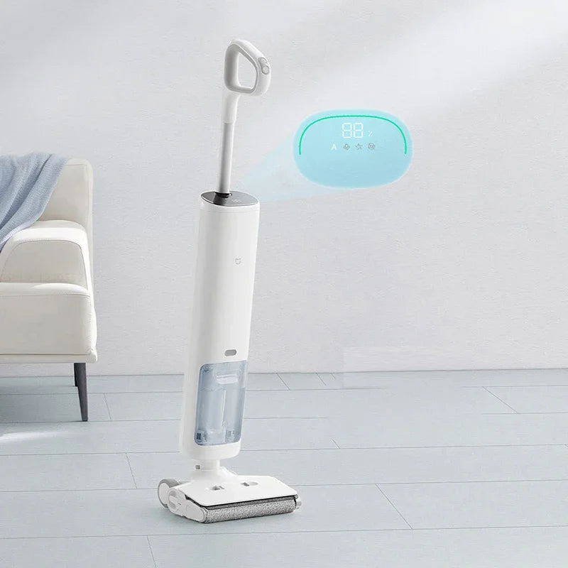 New XIAOMI MIJIA Cordless Wet and Dry Vacuum Cleaner Scrubber Mopping Handheld Household Appliances Automatic Roller Brush [VAC]