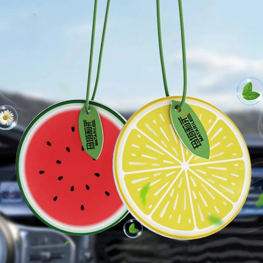 Car  Fragrance Pendant Rear View Mirror Hanging Aroma  Air Freshener Long Lasting Fragrant Tablets for Auto Home [CAR]