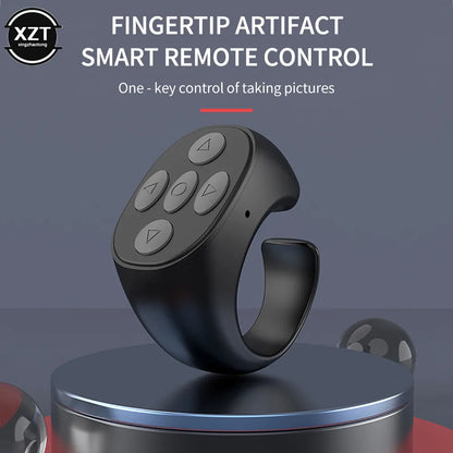 Wireless Bluetooth Mobile Selfie Lazy Artifac Tiktok Remote Control Ring Mobile Phone Bluetooth Controller t For Xiaomi Apple [HAP]