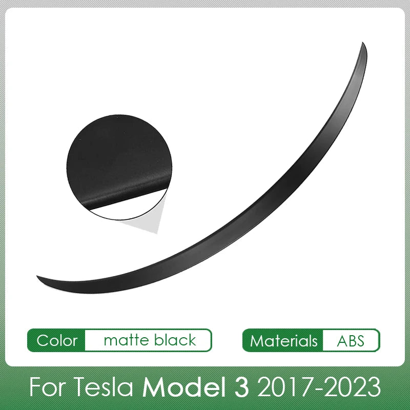 For Tesla Spoiler Model Y 2024 Accessories Spoilers Wings for Tesla Model 3 Highland 2024 Accessories 3/Y 2017-2024 ABS Material [BDK]