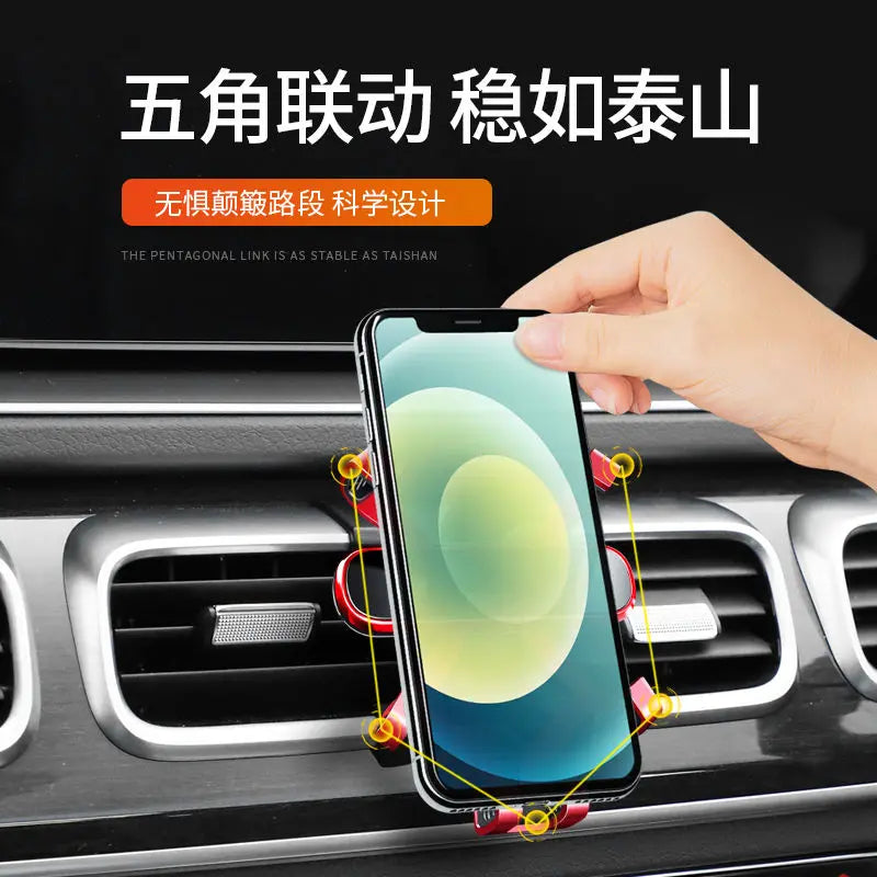 For MG ZS 2022 2017 Car Mobile Phone Holder 360 Degree Rotation Special Bracket Clamping Accessories 2019 2018 2017 [CAR]