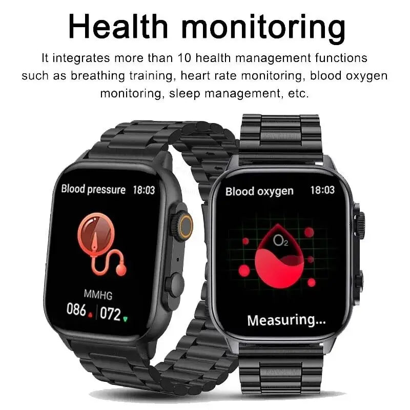 HK9 Pro MAX Smart Watch 9 Mens Women AMOLED HD Screen Heart Rate Blood Pressure NFC Bluetooth Call Smartwatch For Sport [SWH]