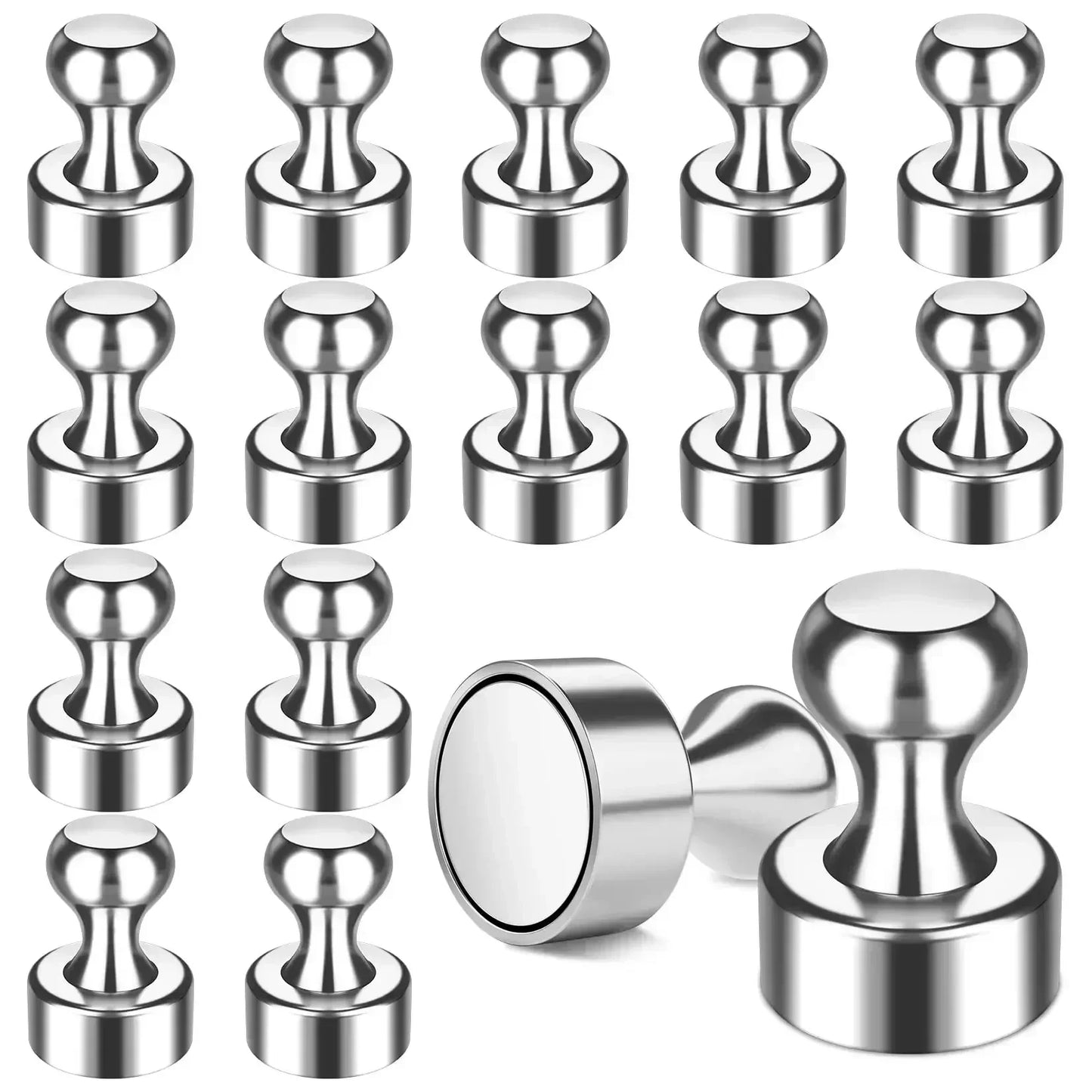 Neodymium Magnets Super Strong Suction Cup Type Magnets for Fridge Thumb Nail Refrigerator Whiteboard Hardware Home [MAG]