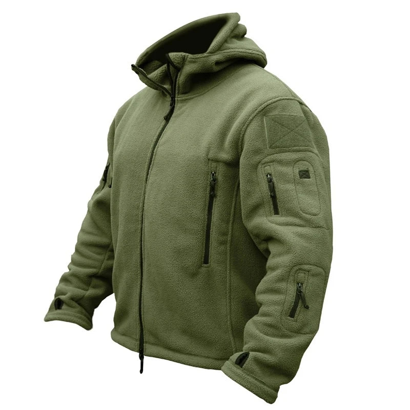 Men's Windbreaker Jackets For Men Fleece Men's Sports Tactical Jacket Combat Military Fleece Outdoor Sports Hiking Polar Coat [MEN]