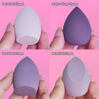 4pcs/bag Fashion Make Up Blender Cosmetic Puff Makeup Sponge Foundation Powder Sponge Beauty Tool Makeup Tool Accessories [CSM]