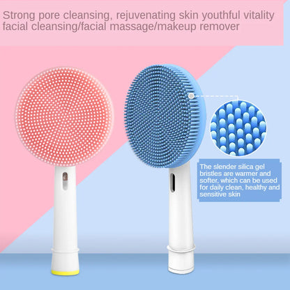 Replacement Brush Heads For Oral-B Electric Toothbrush Facial Cleansing Brush Head Electric Cleansing Head Face Skin Care Tools [SKC]