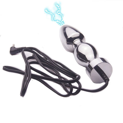 Electric Urethral Urethra Penis Stimulator Electrostimulation ,BDSM Nipple Clamps Electro Shock Anal Plug,Estim Sex Toy,e stim [ADL]