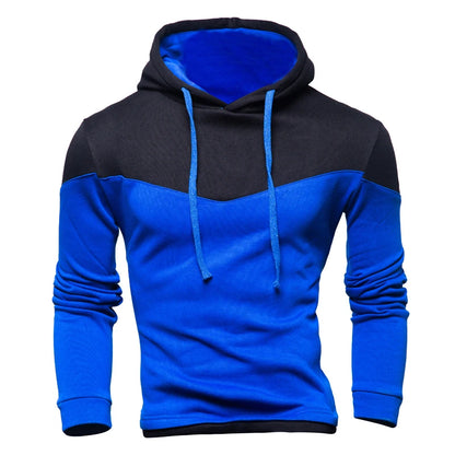 New Hoodies Men Fashion Sweatshirts Male Sweatshirt Teenage Casual Cardigan Hoody Jacket Autumn Coat Man Slim Patchwork Color [MEN]