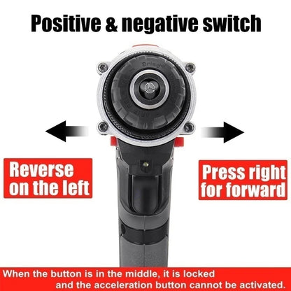 25+3 Torque Cordless Drill Electric Screwdriver Rechargeable Electric Drill Lithium-Ion Battery 2 Speed DIY Driver Power Tools [TOL]