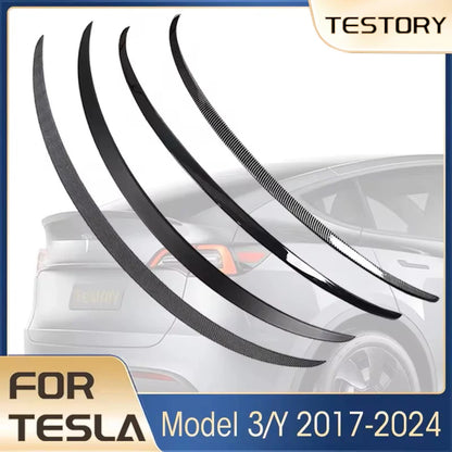 For Tesla Spoiler Model Y 2024 Accessories Spoilers Wings for Tesla Model 3 Highland 2024 Accessories 3/Y 2017-2024 ABS Material [BDK]