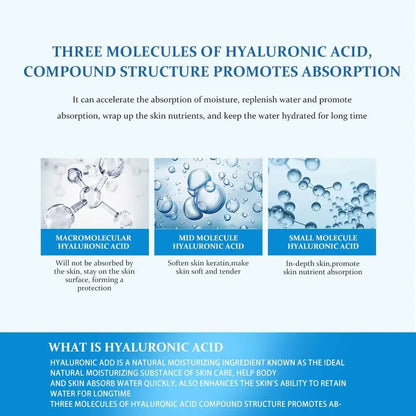 15ml Hyaluronic Acid for Face Serum Moisturizing Whitening Facial Essence Face Cream Repair Anti Aging Lifting Firming Skin Care [SKC]